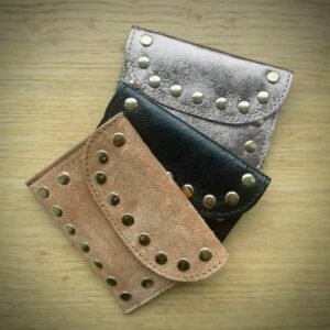 Porte-monnaie "Audace" - Cuir clouté