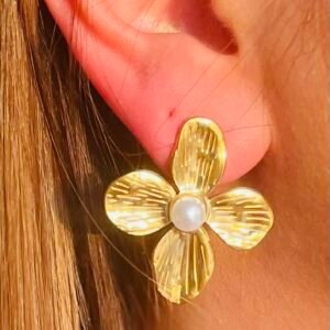 Boucles d'oreilles "Perle de Printemps"