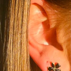Puces d'oreilles "Trèfle Royal"