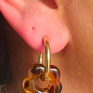 Créoles "Amber Daisy"