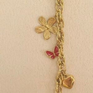 Bracelet "Papillon Rouge"