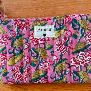 Pochette en coton Imprimé et Eponge - Amour