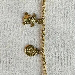 Bracelet de Cheville Tortue et Nacre – Le Moana