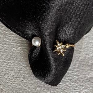 Bague Étoile du Nord et Perle Blanche – La Siria