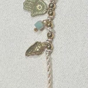 Bracelet breloques porte-bonheur doré - Souffle